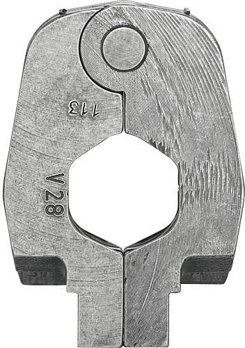 REMS Pressring (Presszangen) V 28 mm Rohr - Durchmesser 45 (PR-2B), Zubehör für REMS Radialpressen, System AHLSELL A-press koppar, hochbelastbar, aus besonders zähhartem Spezialstahl