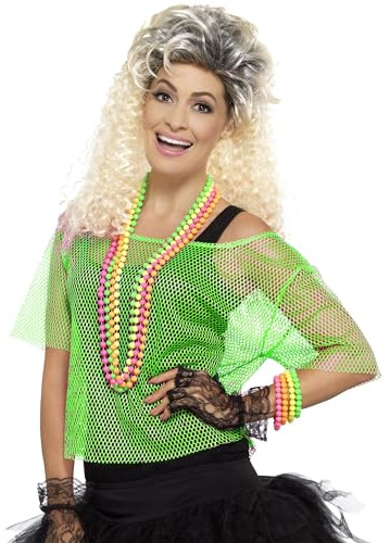 Smiffys, Damen Fischernetz Oberteil Halloween