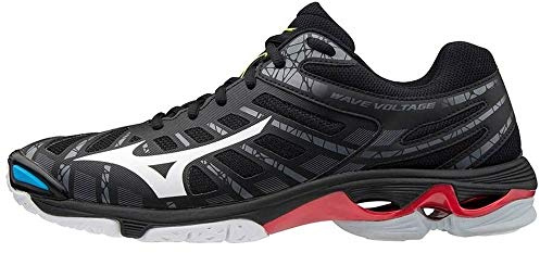 Mizuno Unisex Wave Voltage Volleyball-Schuh, Schwarz/ Weiß/ 199c, 37 EU
