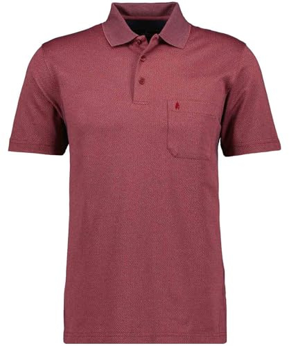 RAGMAN Herren Softknit-Polo Fischernetz Beere-559, M