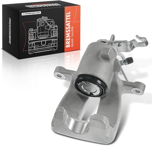 Frankberg Bremssattel Bremszange Hinten Rechts 1K0615424E | Kompatibel mit Golf V 1K1, Altea XL 5P5 5P8, E.O.S 1F7 1F8, A3 8P1, Leon 1P1, O.c.t.a.v.i.a II 1Z3, A3 Sportback 8PA