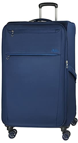 ALPINI SVELTA v3.0 Valise Souple Bagage Tissu Teflon (Bleu Marine (Blue), L Soute Grande, 79 x 48 x 33 cm, 100-119L, 3kg)