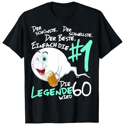 Die Legende Wird 60 Jahre 60er Geburtstag Mann T-Shirt