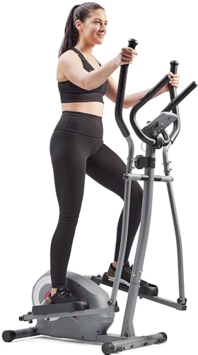 Sunny Health & Fitness Essentials Series Smart Elliptical Trainer con esclusiva app SunnyFit™ Connettività Bluetooth migliorata - SF-E322002