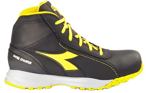 DIADORA Unisex Glove MDS Mid S3 HRO SRC båtsko, svart, 47 EU, svart, 47 EU