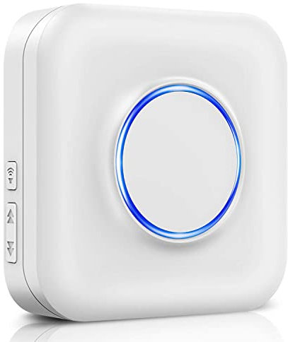 BITIWEND Timbre de puerta plug-in, receptor de timbre de puerta 58 melodías y 5 volúmenes - blanco (no wifi)