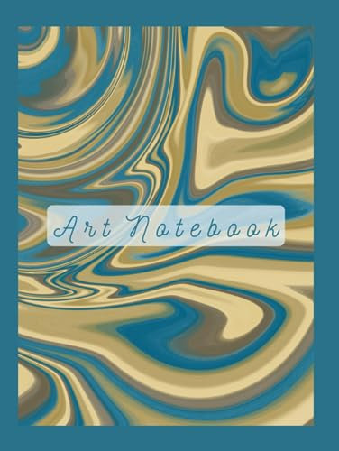 Art Notebook Blank and Ruled Pages: Notebook for drawing, writing, painting, sketching, doodling for school, art class or home