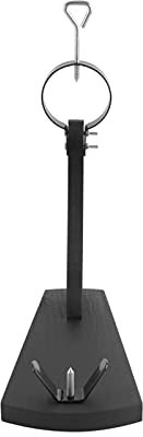 Ham Holder 1pc Spanish Ham Holder Stand Storage Rack Wooden Coating for Home Barbecue (Wood Color) Ham Stand (Color : Black)