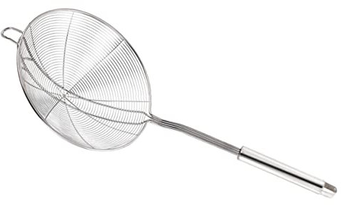 Ciieeo Edelstahl Sieb-löffel Doppeldraht-design Hitzebeständig Ergonomisch Für Nudeln Pasta Frittieren Und Heiße Flüssigkeiten Abtropfen Küche Küchenhelfer