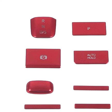 Kompatibel Mit VW Für Golf 8 MK8 2020 2021, Autozubehör, Mittelkonsole, Handbremse, Auto-Hold-Taste, P-Schalter, Aufkleber, Dekorationsverkleidung Handbremsschalter Taster (Color : color1)