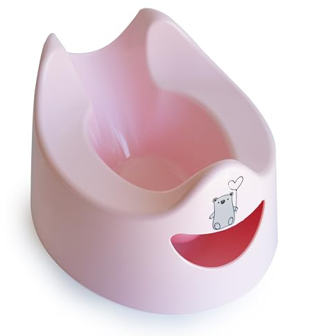 Toddler Essentials Easy Pour Potty - Light Pink | Portable Potty Training Toilet Seat for Toddlers | Hygienic, Easy to Clean, and Travel-Friendly (Previously Known as Pourty)