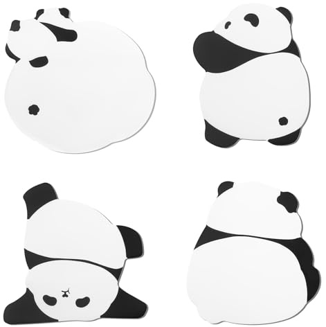 Tier Klebezettel Haftnotizen Kinder Sticky Notes 8 Packungen, Bunt Cartoon Klein Post It, Süße Selbstklebende Pandas Notizzettel Mitgebsel Party Taschen Füller Kinder Geschenke Haus Kühlschrank