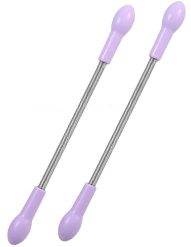 PartyKindom 2 Piezas Tirador de cabello de facial agente de mudanzas removedor de pelo de portátil arrancar acero depilación de la cara removedor de bigote Color Aleatorio