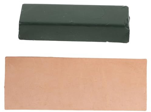 DIYEAH 2stücke Teiliges Messerschärfset Mit Lederabziehriemen Und Grüner Polierpaste Klingenschärfset Aus Hochwertigen Materialien Robust Und Langlebig Geeignet Für Küchenmesser Und
