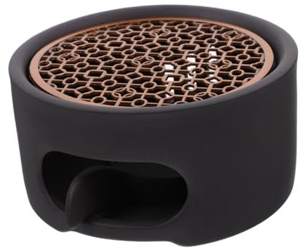 1 Set Scaldavivande Acciaio Inossidabile per Teiere con Portacandele Riscaldatore Decorativo per Tè e Bevande Calde Design Ufficio