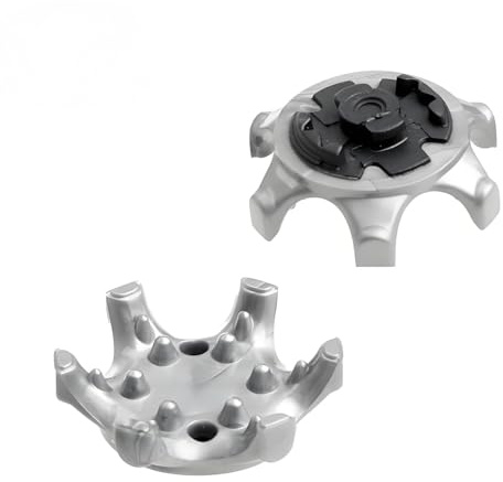 20 Piezas Spikes Golf con Llave para Herramienta De Extracción - Clavos De Zapatos De Golf - Compatible con Pins(Grey)