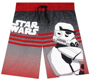 Star Wars Badeshorts Jungen Und Badehose Jungen Im Stormtrooper Look, Coole Swim Shorts Für Kinder