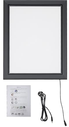 Deinungen LED affischram 40 × 50 cm, LED-belysning, affischstorlek 34 x 44 cm