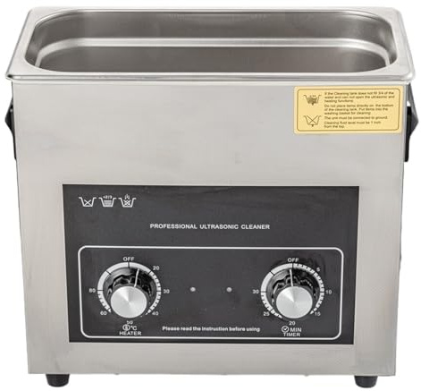 Detergente per gioielli, Macchina Per La Pulizia Ad Ultrasuoni, Elettrodomestico Per Lavaggio Portatile Con Pulitore Elettrico Da 6 Litri per contenitori