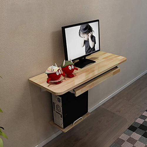 RONGJJ Wandklapptisch, Klappbarer Wandtisch Für Kleine Räume Mit Schubladen Und Regalen Küchen-Esstisch, 800mm/32in