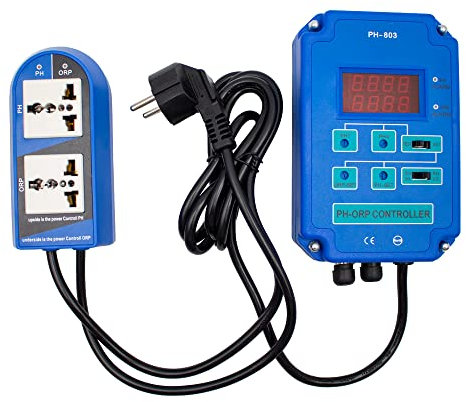 100-240V PH-803 2 in 1 Digitaler Hochpräziser PH Redox Controller mit Online-Überwachung PH ORP Tester mit Ausgangsleistungsrelai Steuerung