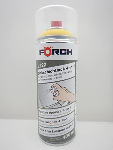 FORCH 4 in 1 RAL 1021 RAPSGELB GELB DICKSCHICHTLACK LACK SPRAY SPRAYDOSE 400ML (1)