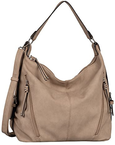 TOM TAILOR Caia Damen Umhängetasche Crossbody Bag Mittelgroß Beige