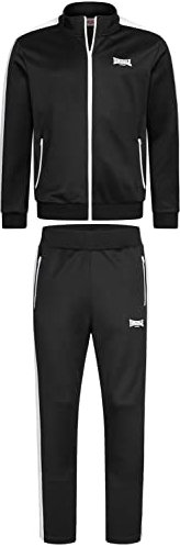 Lonsdale Herren Trainingsanzug normale Passform MANHAY Black/White XL 117441