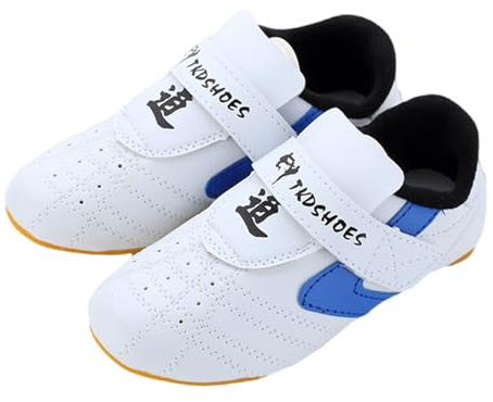 Chaoyilian Teenager Martial Arts Training Shoes,Children'S Martial Arts Shoes,Non Slip Martial Arts Shoes,Kids Taekwondo Shoes,Classic Breathable Leather Lightweight Soft,For Men Women Teenager Kids