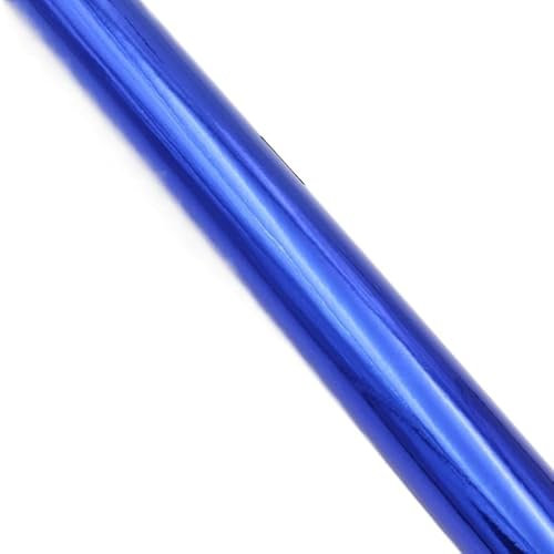 CaaLo Autofolie 5M Blaue Abdeckfolie, Autoaufkleber, Vinylfolie, Motorrad-Autoverpackungsfolie, Autoaufkleber, Flexible glänzende Chromfolie Auto Folie (Size : 3meters X 50cm)