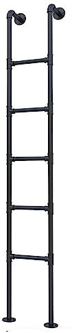 GODFSAHG Metall Etagenbettleiter Anlegeleiter Dachbodentreppe Leiter Wohnmobil Trittleiter für Bett/Hochbett/Boot/Camper& Tragkraft 150kg