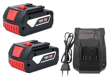Vqxmhrpw Power Tool Batteries，18V 6.0AH Lithium Battery Rechargeable Power Tool Battery，Compatible For BAT609 BAT609G BAT618 BAT618G(2 battery 1charger)