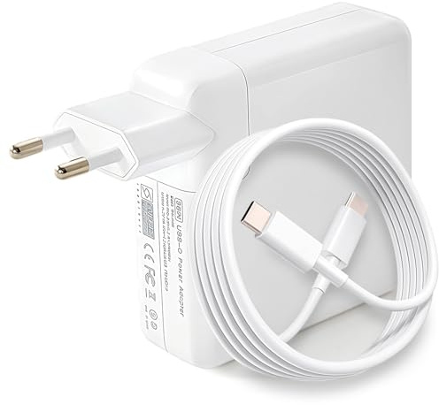 Cargador USB C 100W Rápido para Ordenadores Portátiles, Compatible con MacBook Pro 12/13/14/15 Pulgadas, MacBook Air 2020/2019/2018, iPad Pro, Lenovo, DELL, Huawei, HP, Google y Samsung