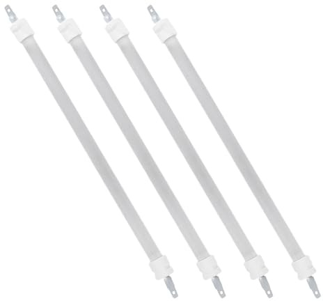 HANABASS Résistance Quartz Céramique pour Radiateur D’appoint 4 Pièces 27 Cm Élément Chauffant Tube Quartz pour Chauffage Extérieur Terrasse Patio