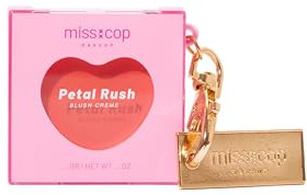 MISS COP MAKEUP - Blush Texture Crème - Fard à joues Effet Bonne Mine - Charms Petal Crush