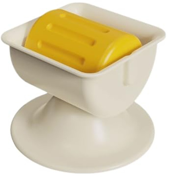 Generisch Food Bowl with Feeding Brake for Broth, Lick Bowl with Yogurt for Large, Medium, Small Dog Breeds, Dietary Supplement/Post-Operative Nutrition (Grey, 15 cm)