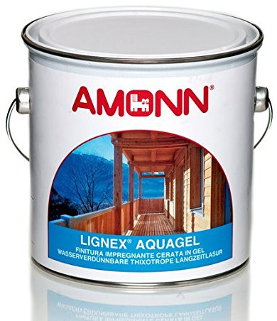 Finition lasure cirée en Gel Amonn lignex Aquagel – Blanc Transparent, 2,50 L