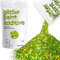 Hemway Glitter Paint Additive - Lime Green Holographic | Extra Chunky Metallic Flakes for Adding Sparkle to Paints & Wood Varnish | Add to Emulsion, Acrylic & Latex for Indoor Sparkly Walls | 100 g