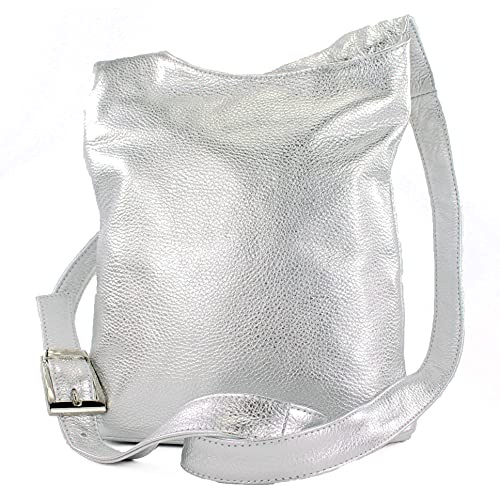modamoda de T221 Damen Leder Umhängetasche, handmade in Italy