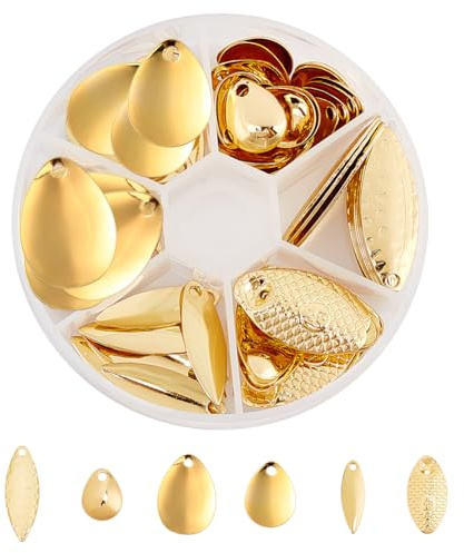 SUPERFINDINGS Messing Deep Cup Angelköder Metall Angelköder Angeln Attraktor Spinner Klingen Für Harte Köder Wurm Spinner Köder Löffel Rigs Herstellung