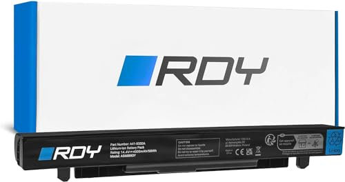 RDY Laptop Akku A41-X550A A41-X550 Notebook Batterie für Asus X550 X550C X550CA X550CC X550L X550V R510 R510C R510CA R510J R510JK R510L R510LA A550 F550 (Kapazität: 4000 mAh 14.4V)
