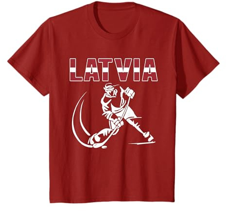 Latvia Ice Hockey Lovers Jersey - Latvian Hockey Team Fans T-Shirt