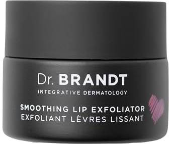 Dr. Brandt Microdermabrasion Smoothing Lip Exfoliator - Polishes & Conditions Dry, Flaky Lips to Renew Skin + Prepare for Color Application - 0.35 oz