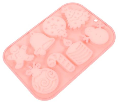 PRETYZOOM Silicone Schokoladenform Für Fach Weihnachtsformen Lebensmittelechtem Für Kekse Fondant Und Süßigkeiten Für Weihnachtsfeiern Und Backen Zuhause