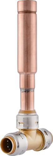 Sharkbite UR22630 Brass Push Water Hammer Arrestor, Copper, 1/2 in. Residential