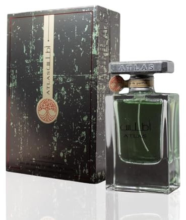 Lattafa Atlas Eau de Parfum Spray for Unisex, 1.85 Ounce