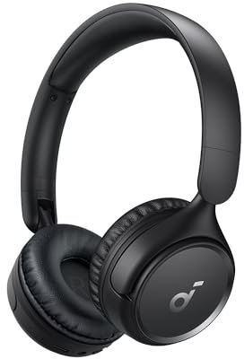 soundcore By Anker H30i Wireless On-Ear Headphones, Foldable Design, Pure Bass, 70H Playtime, Bluetooth 5.3, Lightweight and Comfortable, App Connectivity, Multipoint Connection