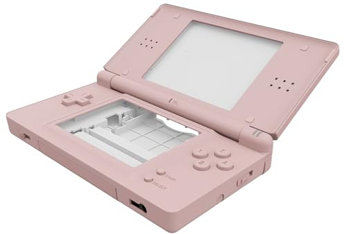 eXtremeRate Cherry Blossoms Pink Replacement Full Housing Shell for Nintendo DS Lite, Custom Handheld Console Case Cover with Buttons, Screen Lens for Nintendo DS Lite NDSL - Console NOT Included
