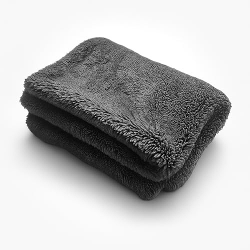 Generisch Mikrofasertuch 1200 GSM-40x60 cm, groß-saugstark-kratzfrei-Twisted Mikrofaser-Mikrofasertuch zur Reinigung von Auto, Motorrad, Fahrrad und im Haushalt