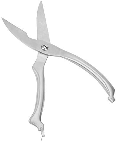 Tijeras de Acero Inoxidable, Tijeras Cómodas de Sujetar con Cierre de Seguridad, para Suministros Industriales, Piezas Industriales. (100 mm)